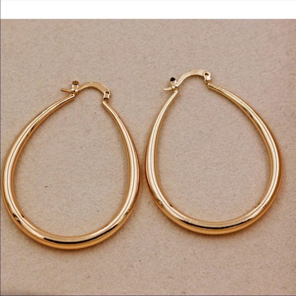 Brand new bohemian style gold plated earrings - Picture 5 of 5